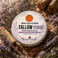 Tallow + Lavender | Halal Grass-Fed Beef Tallow Balm 1